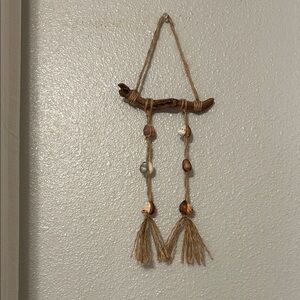 Maui driftwood and shell wall decor